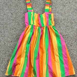 Show Me Your MuMu Vibrant Pink and Orange Dress